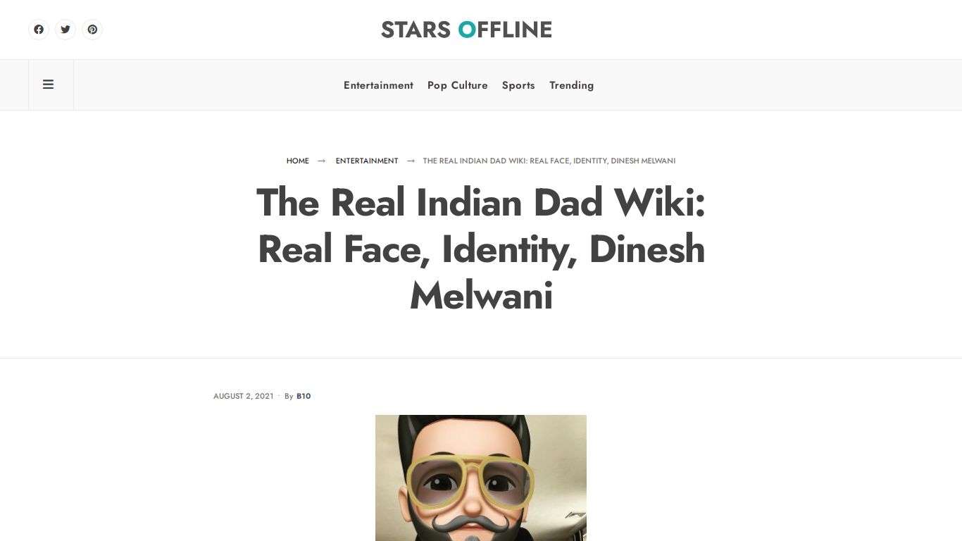 The Real Indian Dad Wiki: Real Face, Identity, Dinesh Melwani