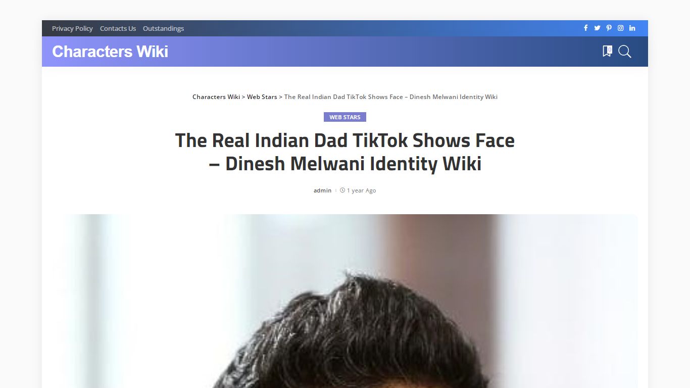 The Real Indian Dad TikTok Shows Face - Characters Wiki