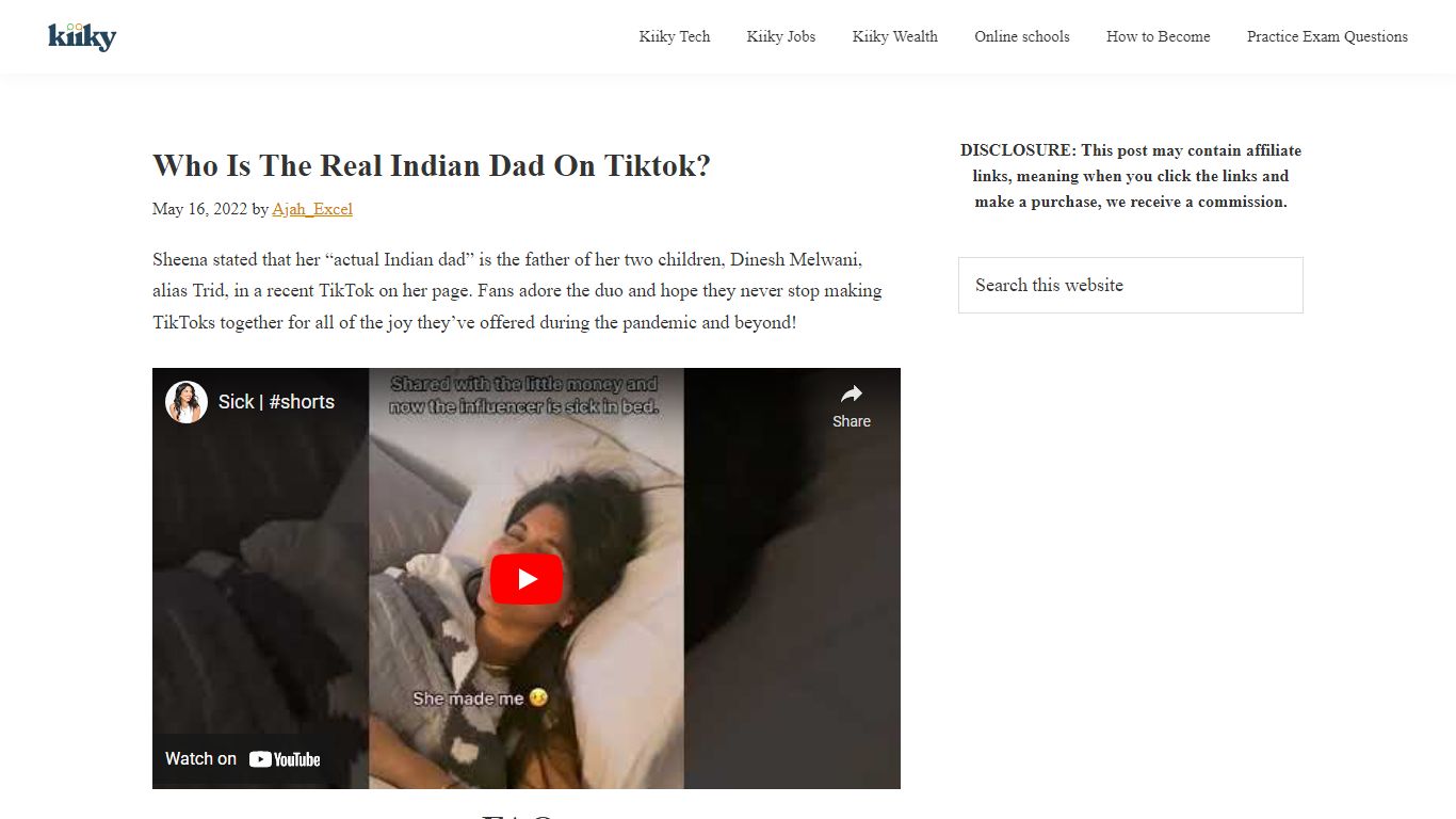 Who Is The Real Indian Dad On Tiktok? - Kiiky